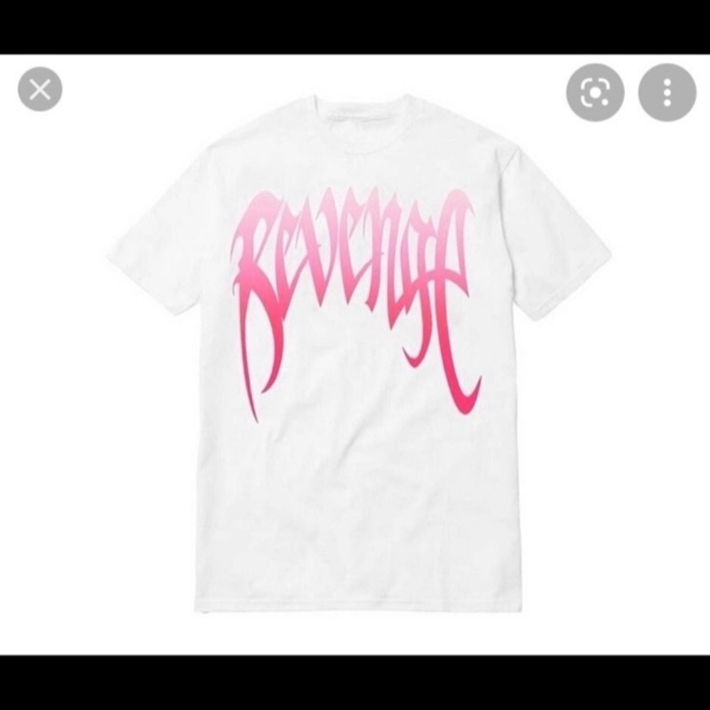 Revenge White Valentines Fading Tee